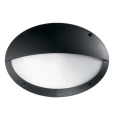 Уличный настенный светильник Ideal Lux Maddi-2 AP1 Nero 096728