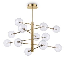 Подвесная люстра Ideal Lux Equinoxe SP12 Ottone Antico 200125