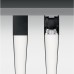 Подвесной светодиодный светильник Ideal Lux Fluo Wide 1800 4000K Black 192628