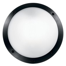 Уличный настенный светильник Ideal Lux Lucia-1 AP1 Nero 096674
