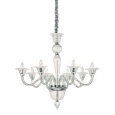 Подвесная люстра Ideal Lux Brigitta SP8 Trasparente 199382
