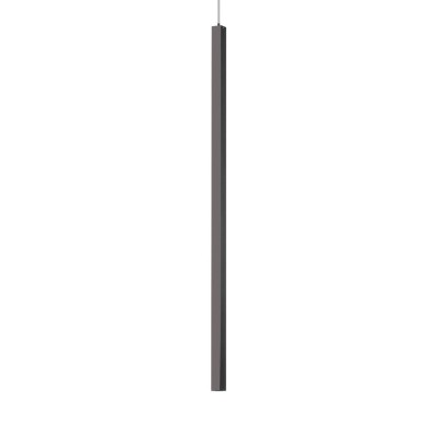 Подвесной светодиодный светильник Ideal Lux Ultrathin SP1 Big Square Nero 194196