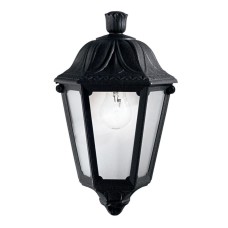 Уличный настенный светильник Ideal Lux Anna AP1 Small Nero 101552