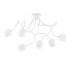 Потолочная люстра Ideal Lux Octopus PL6 Bianco 174921