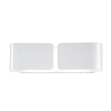 Настенный светильник Ideal Lux Clip AP2 Small Bianco 014166