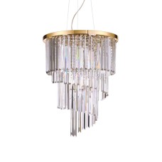 Подвесная люстра Ideal Lux Carlton SP12 Oro 213521