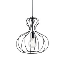 Подвесной светильник Ideal Lux Ampolla-1 SP1 Nero 148502