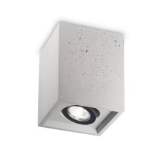 Потолочный светильник Ideal Lux Oak PL1 Square Cemento 150475
