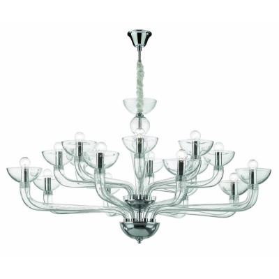 Подвесная люстра Ideal Lux Casanova SP16 Trasparente 044248