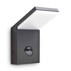 Уличный настенный светодиодный светильник Ideal Lux Style AP1 Sensor Antracite 221519