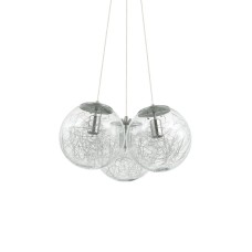 Подвесная люстра Ideal Lux Mapa Sat SP3 Nickel 176031