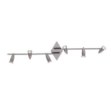 Спот Ideal Lux Alfa PL6 Nickel 006338