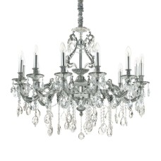 Подвесная люстра Ideal Lux Gioconda SP12 Argento 164953