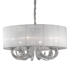 Подвесная люстра Ideal Lux Swan SP6 Bianco 035826