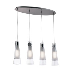 Подвесной светильник Ideal Lux Kuky SP4 Trasparente 023038