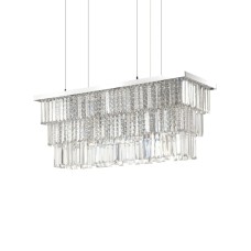 Подвесная люстра Ideal Lux Martinez SP6 Cromo 166322