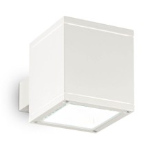 Уличный настенный светильник Ideal Lux Snif Square AP1 Bianco 144276