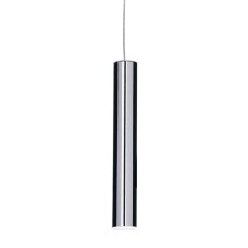 Подвесной светодиодный светильник Ideal Lux Ultrathin SP1 Small Round Cromo 187662