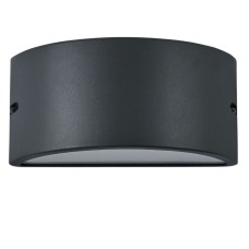 Уличный настенный светильник Ideal Lux Rex-2 AP1 Antracite 092423