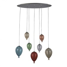 Подвесная люстра Ideal Lux Clown SP7 Color 100937