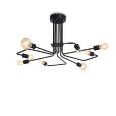 Потолочная люстра Ideal lux TRIUMPH PL8 NERO 242378