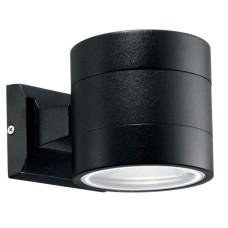 Уличный настенный светильник Ideal Lux Snif Round AP1 Nero 061450