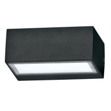 Уличный настенный светильник Ideal Lux Twin AP1 Nero 115375