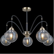 Люстра на штанге Illumico IL0433-5PSQ-79 BK AB