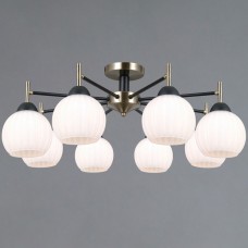 Люстра на штанге Illumico IL0579-8CSQ-25 BK AB TRENTO