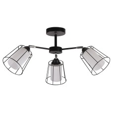 Люстра на штанге Imex MD.24380 MD.24380-3-S BK+CH