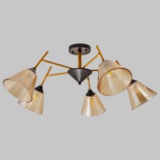 Люстра на штанге Imex MD.4250 MD.4250-5-S-COP+BK