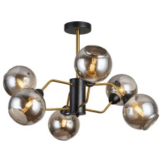Люстра на штанге Imex MD.9083 MD.9083-6-S-BK+COP