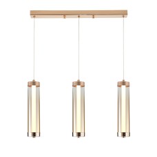 Подвесной светильник Indigo Rilucente 11061/3P Gold V000150L