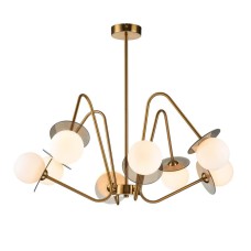 Люстра на штанге Indigo Jazz 11020/8R Brass V000166