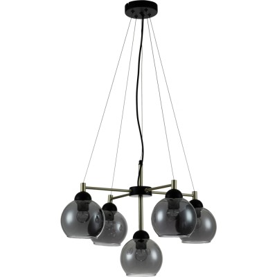 Подвесная люстра Indigo Grappoli 11029/5P Black V000215
