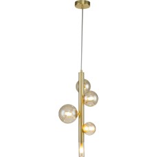 Подвесная люстра Indigo Canto 11026/5P Gold V000245