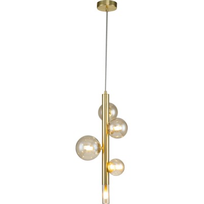 Подвесная люстра Indigo Canto 11026/5P Gold V000245