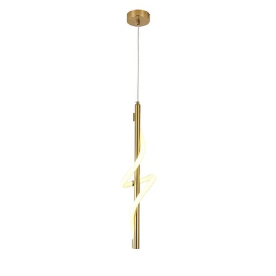 Подвесной светильник Indigo Intreccio 14025/1P Brass V000144L