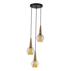 Подвесная люстра Indigo Narciso 13002/3P Black V000145