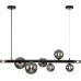 Подвесная люстра Indigo Canto 11026/8PL Black V000240