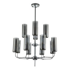Люстра на штанге Indigo Balletto 13014/12R Chrome V000259