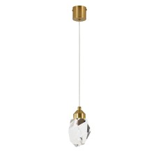 Подвесной светильник Indigo Cristallo 12053/1P Brass V000132L