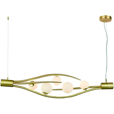 Подвесная люстра Indigo Flusso 11025/5P Gold V000230