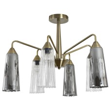 Люстра на штанге Indigo Campana 13028/6R Brass