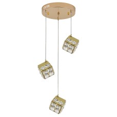 Подвесной светильник Indigo Radioso 12048/3P Gold
