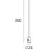 Потолочный крепеж Italline Fantom IT010-4016 black