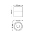 Накладной светильник Italline IT014-0201 black