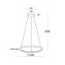 Подвесная люстра Italline IT013-6027 black 3000K