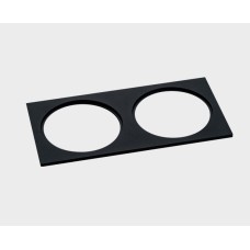 Двойная рамка Italline IT08-8038 black
