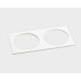 Двойная рамка Italline IT08-8038 white